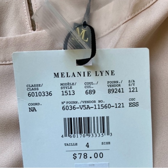 MELANIE LYNE: Layered Sleeveless Blouse- soft pink - Picture 6 of 7